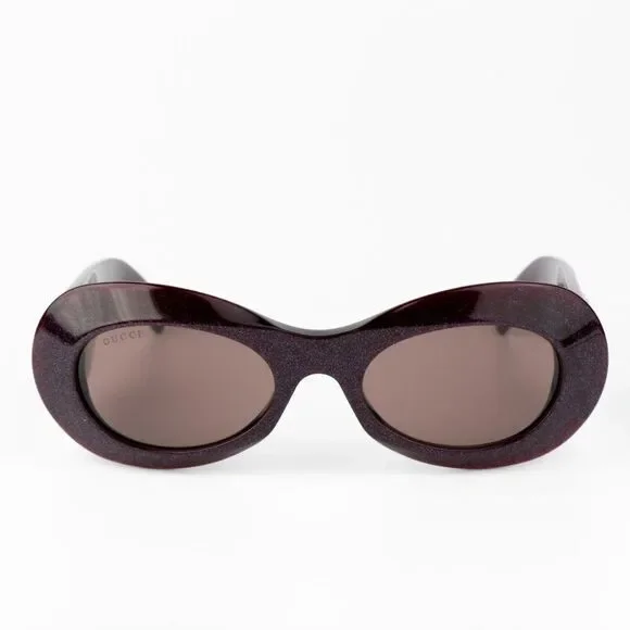 SALE! NEW Gucci GG1696S 003 Violet Women Oval Sunglasses GG 1696S - Picture 3 of 10